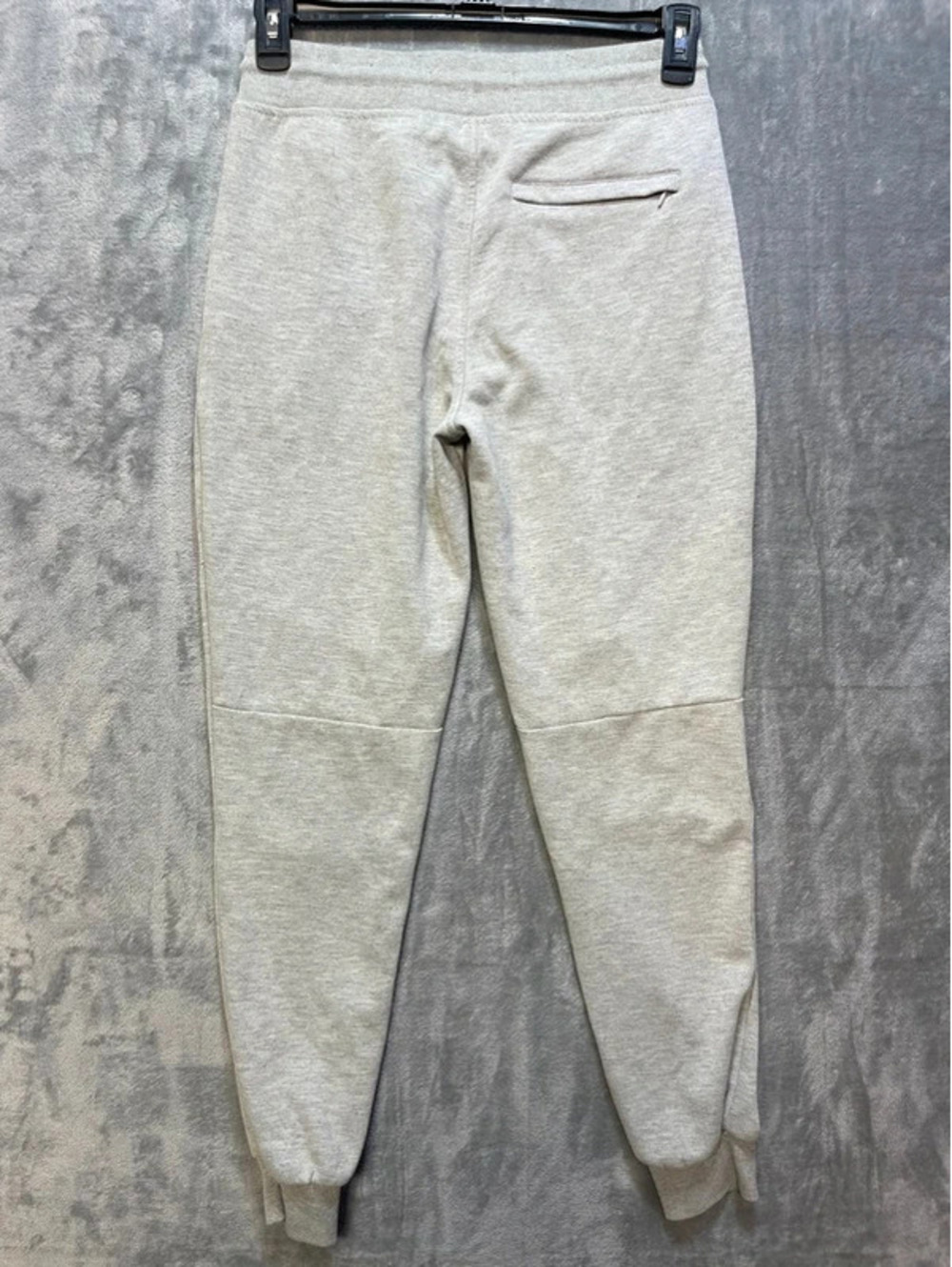 Rebel Minds Mens Fleece Tech Jogger Sweatpants Heather Gray Small Zipper Pockets - Picture 2 of 10